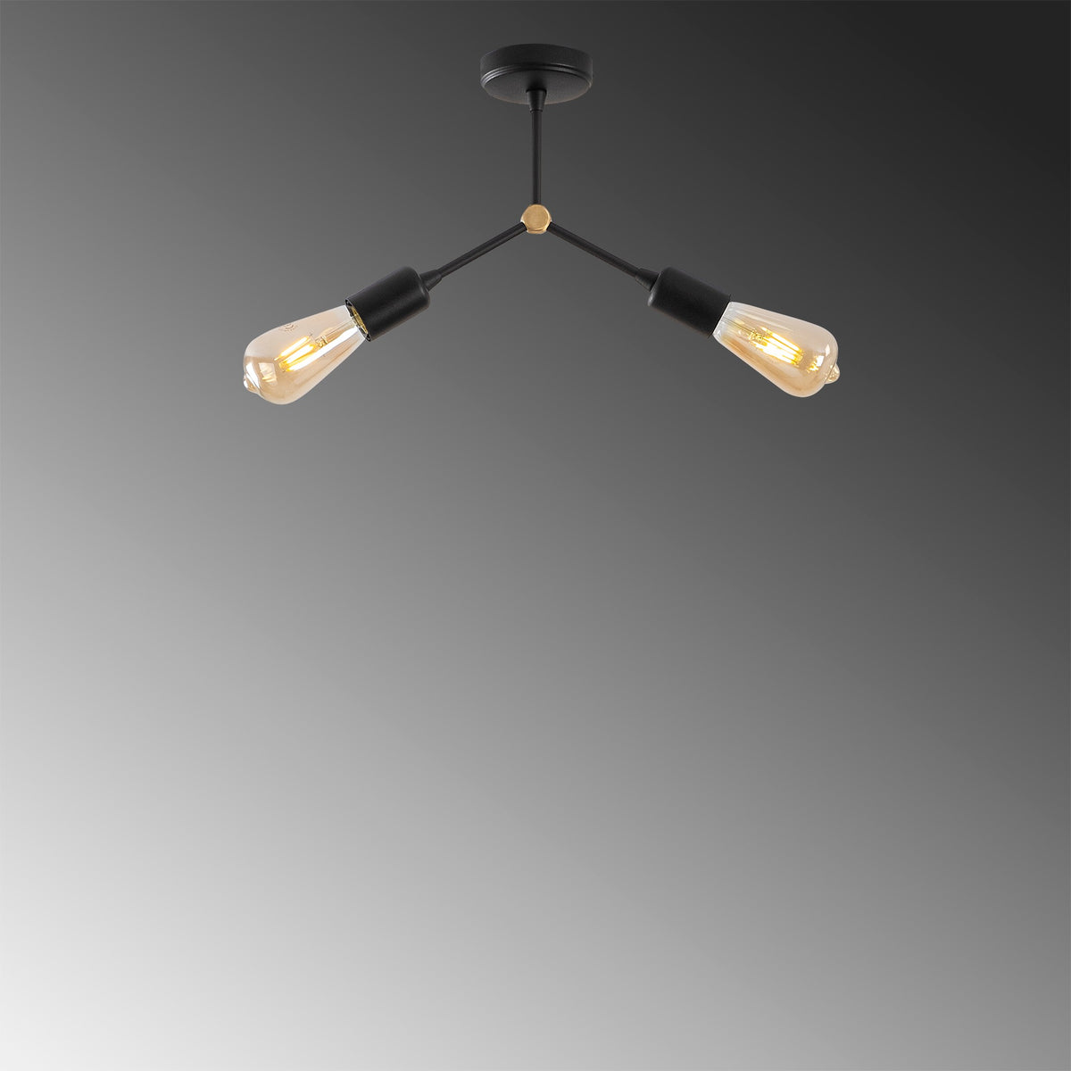 Sparrow Deckenlampe - Schwarz in Schwarz präsentiert im Onlineshop von KAQTU Design AG. Deckenleuchte ist von Opviq