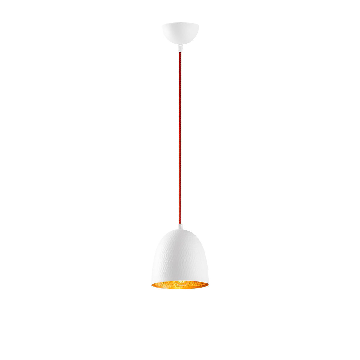 Tattoo Pendellampe - Weiss Rot in Weiss Rot präsentiert im Onlineshop von KAQTU Design AG. Pendelleuchte ist von Opviq