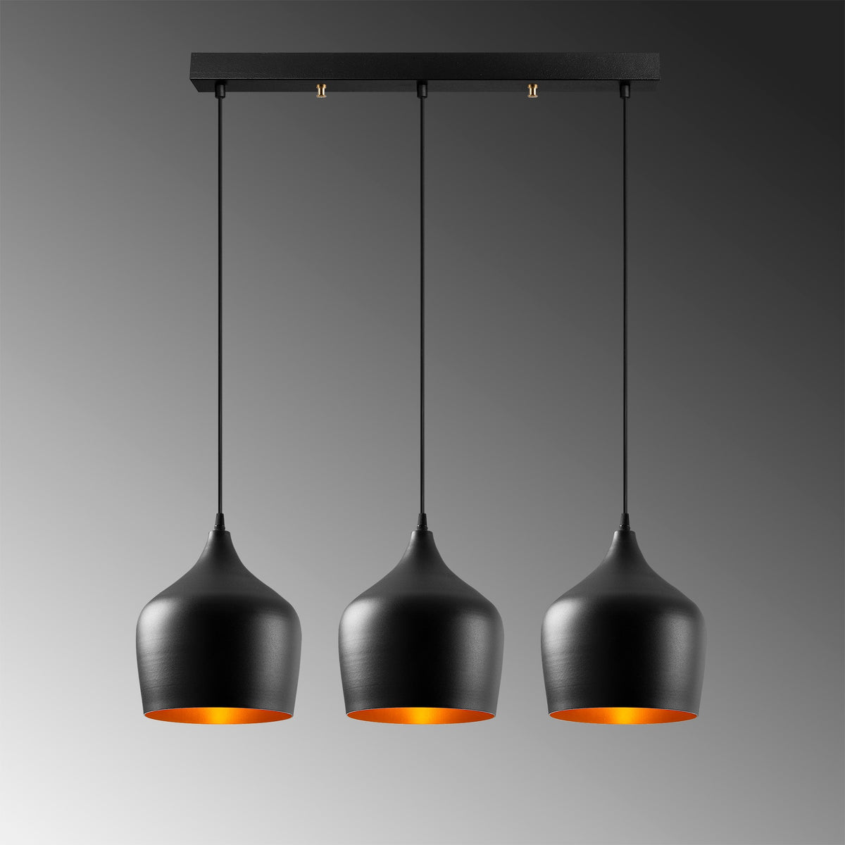 Dodo Pendellampe - Schwarz in Schwarz präsentiert im Onlineshop von KAQTU Design AG. Pendelleuchte ist von Opviq