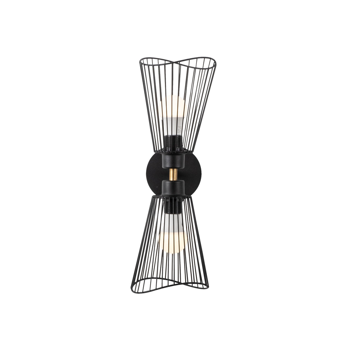 Zeyno Wandleuchte - Schwarz in Schwarz präsentiert im Onlineshop von KAQTU Design AG. Wandleuchte ist von Opviq