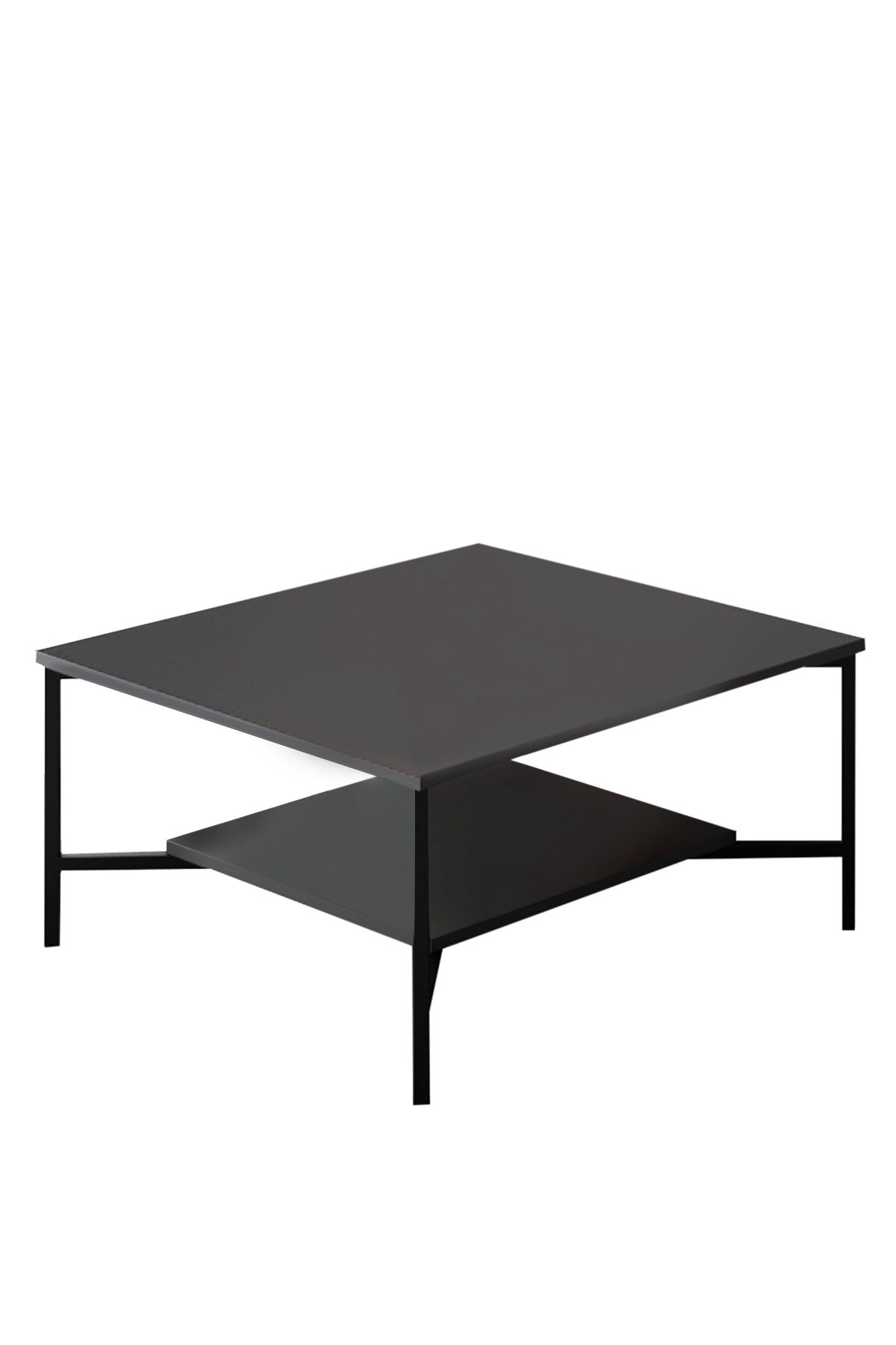 Black Line - Anthracite, Black in Anthrazit Schwarz präsentiert im Onlineshop von KAQTU Design AG. Beistelltisch ist von Hanah Home