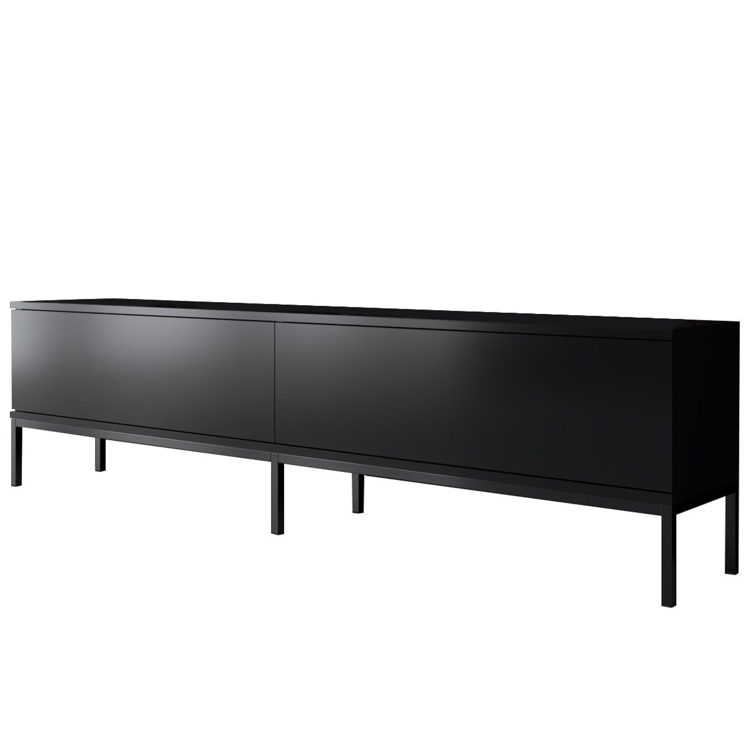 Entdecken Sie den Lord - Black TV-Ständer von Hanah Home: Stilvolles Design, robuste Materialien und optimaler Stauraum für Ihr modernes Wohnzimmer!
