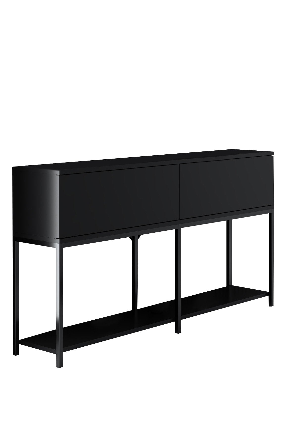 Lord - Black in Schwarz präsentiert im Onlineshop von KAQTU Design AG. High-Sideboard ist von Hanah Home