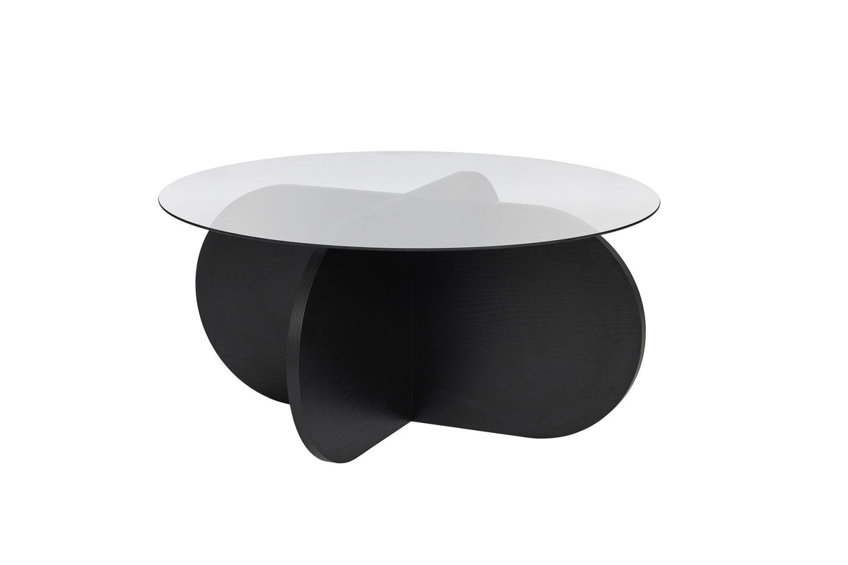 Aeris Sofatisch - Holz Schwarz Rauch in Holz Schwarz Rauch präsentiert im Onlineshop von KAQTU Design AG. Couchtisch ist von Nordure