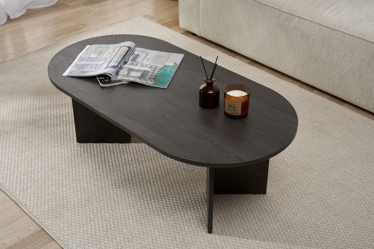 Sable Sofatisch - Lumiere Schwarz in Lumiere Schwarz präsentiert im Onlineshop von KAQTU Design AG. Couchtisch ist von Nordure