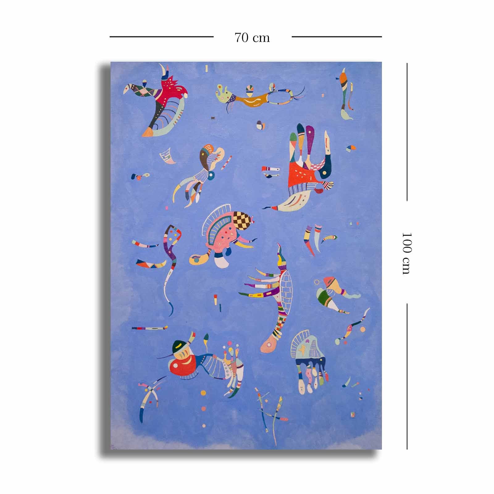 Entdecken Sie die zeitlose Eleganz von Kandinskys Kunstwerk auf Leinwand. Perfekt für jeden Raum und ein echter Blickfang!