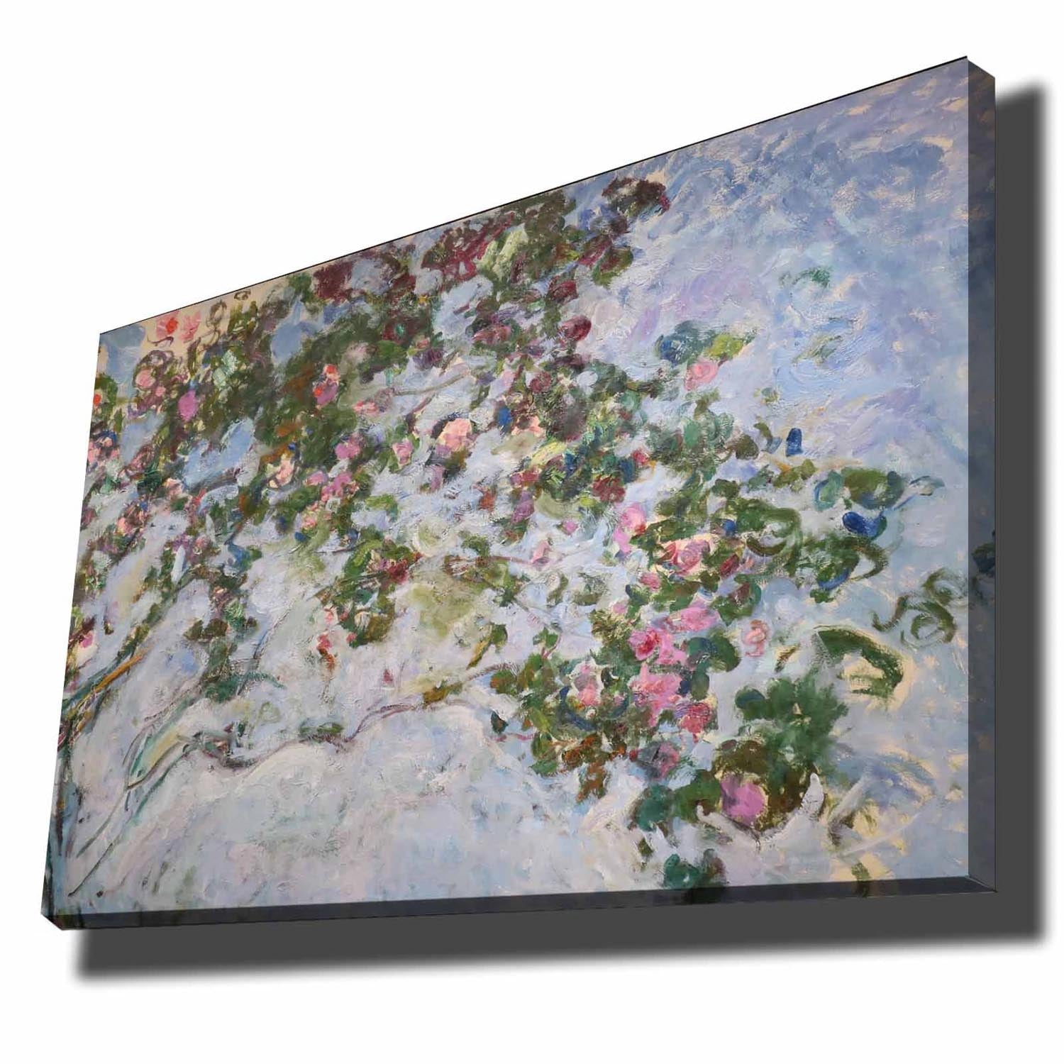 Verleihen Sie Ihrem Raum mit Monets Meisterwerk "La Plus Belle Rose du Monde" einen Hauch von Eleganz und zeitloser Schönheit.