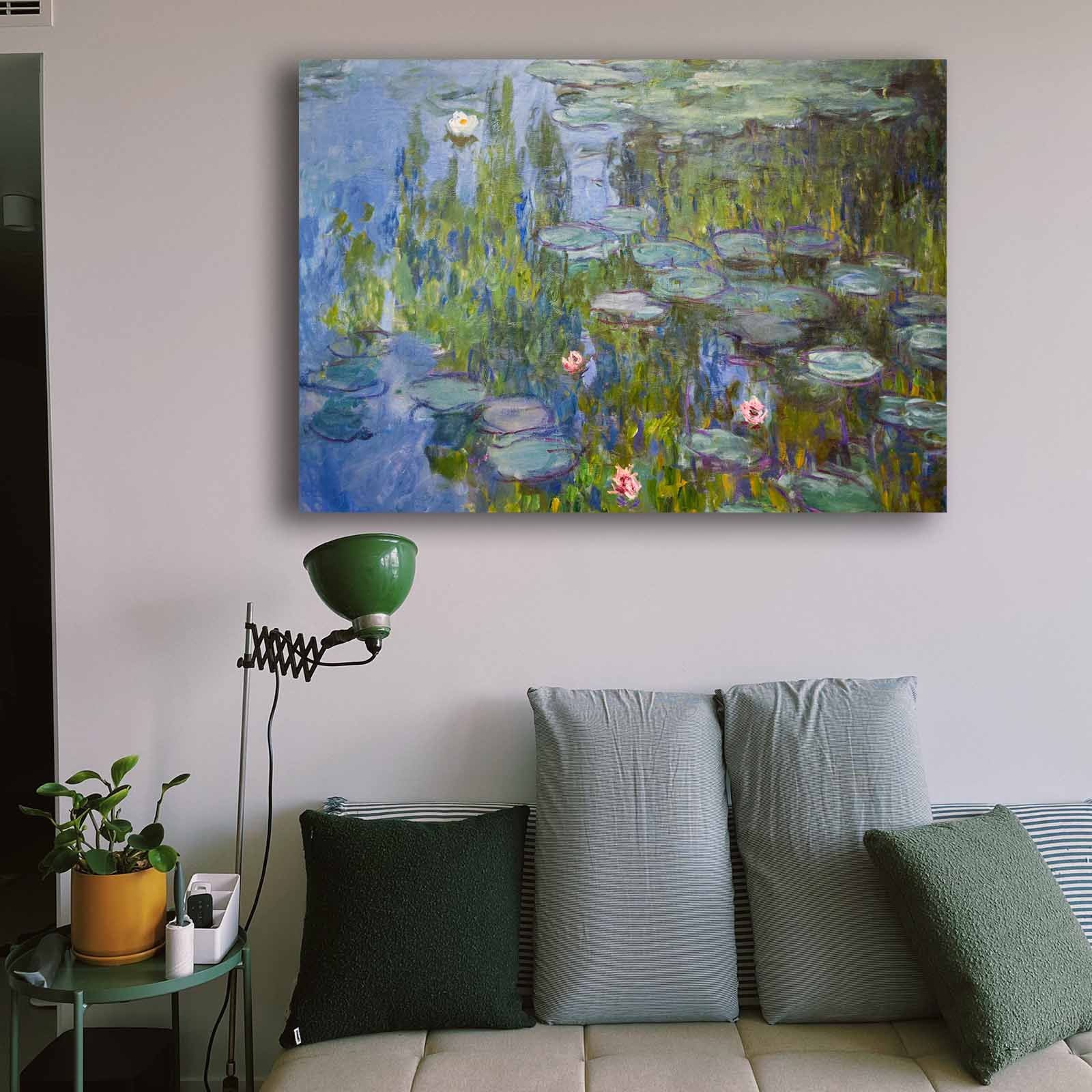 Entdecken Sie das beeindruckende Leinwandgemälde 70100MONET016 von Wallity. Bringen Sie mit Monets Kunst lebendige Farben und Eleganz in Ihr Zuhause!