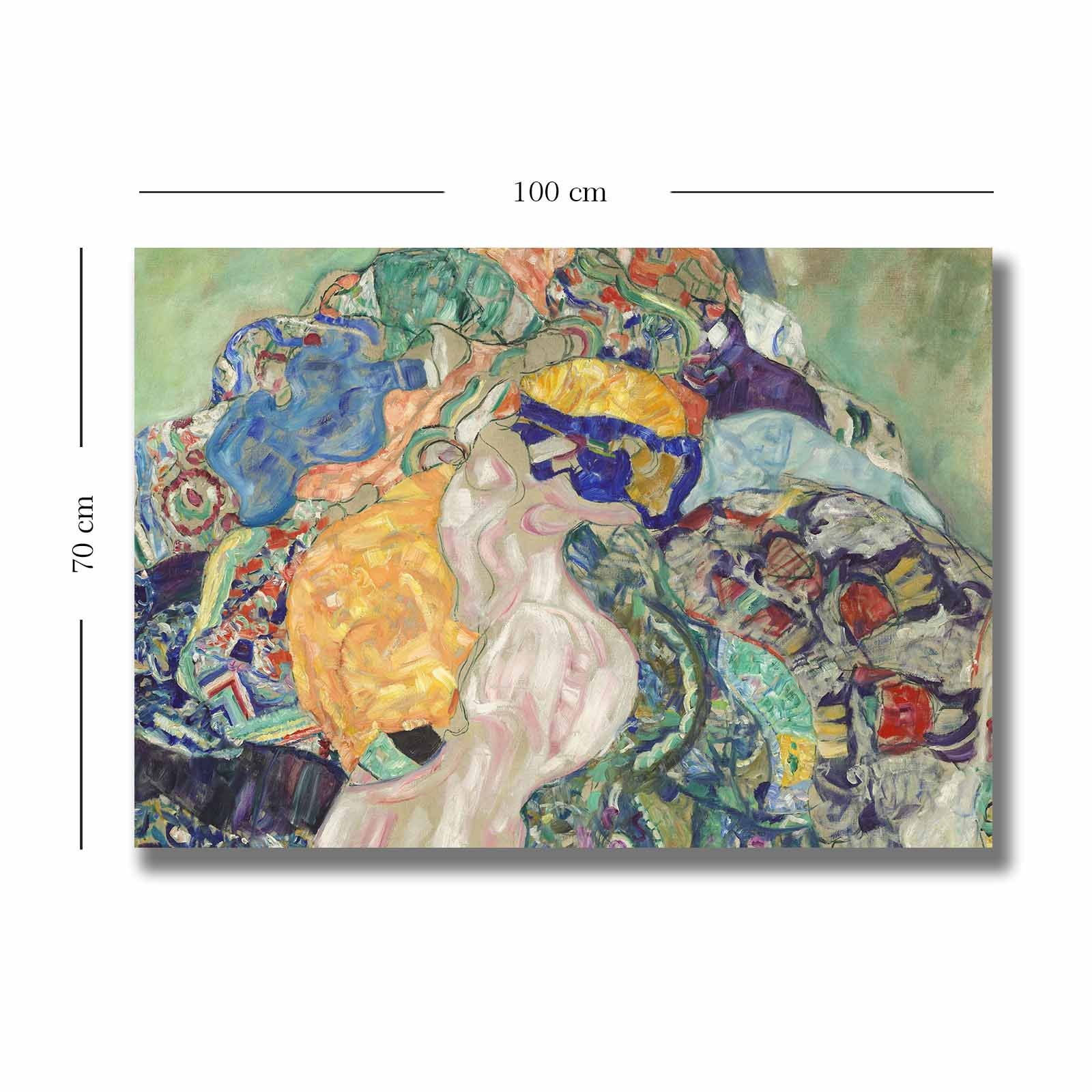 Entdecken Sie das 70100KLIMT008 Leinwandbild von Wallity – ein Meisterwerk, das Ihr Zuhause mit Klimts faszinierender Kunst und Farbenpracht bereichert!