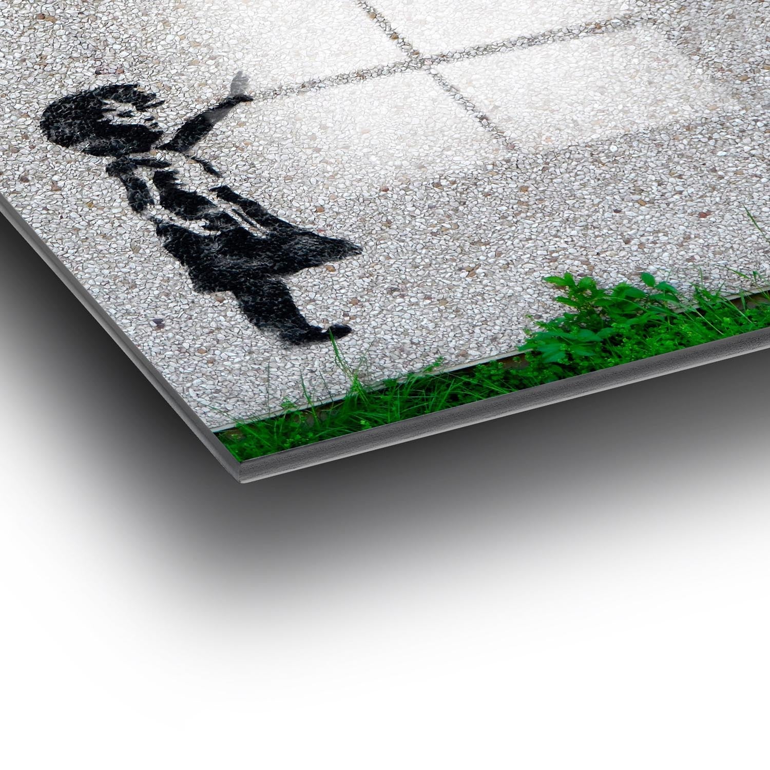 Bringen Sie mit Wallitys mehrfarbigem UV-Bild von Banksy lebendige Emotionen in Ihr Zuhause und verwandeln Sie jeden Raum in ein Kunstwerk!