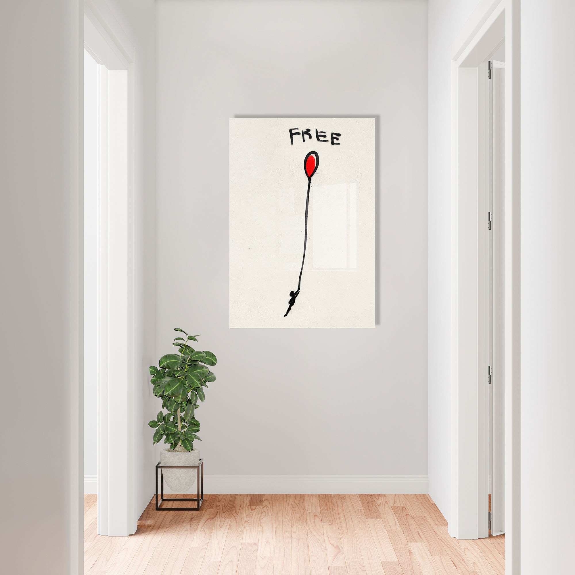 Entdecken Sie das mehrfarbige UV Bild von Wallity – ein faszinierendes Kunstwerk aus gehärtetem Glas, das Emotionen weckt und jeden Raum verwandelt.