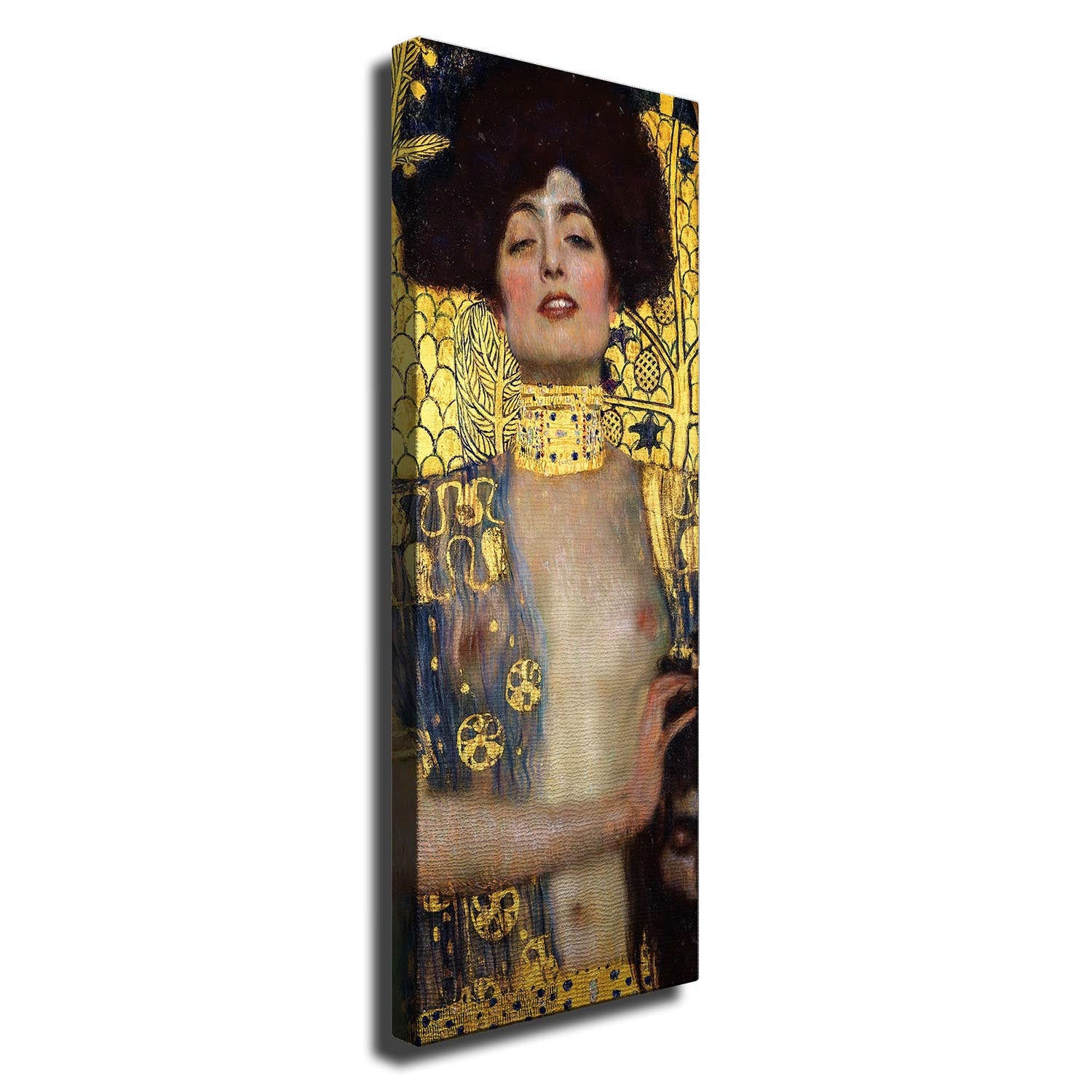 Entdecken Sie das mehrfarbige PC312 Bild von Wallity und verwandeln Sie Ihr Zuhause mit Gustav Klimts zeitloser Eleganz und faszinierenden Details.