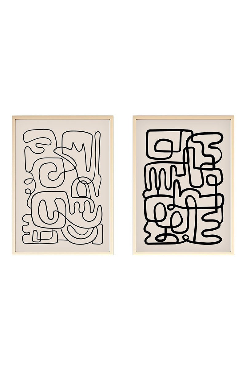 Entdecken Sie das Huhu184 Bild von Wallity – ein mehrfarbiges Meisterwerk, das mit hochwertigem MDF und einem eleganten Massivholzrahmen gefertigt ist.