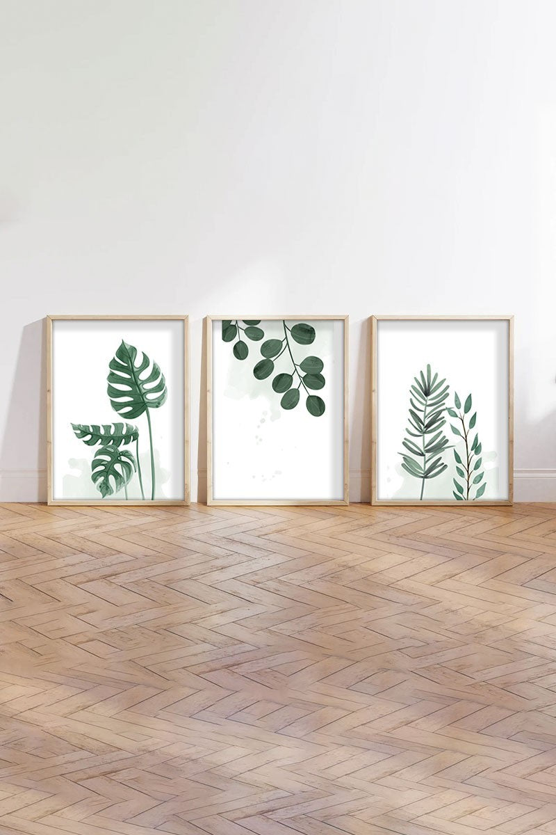 Verleihen Sie Ihrem Raum mit dem Huhu193 Bild von Wallity einen Hauch von Eleganz. Dieses 3-teilige MDF-Gemälde begeistert durch lebendige Farben und kunstvolles Design.