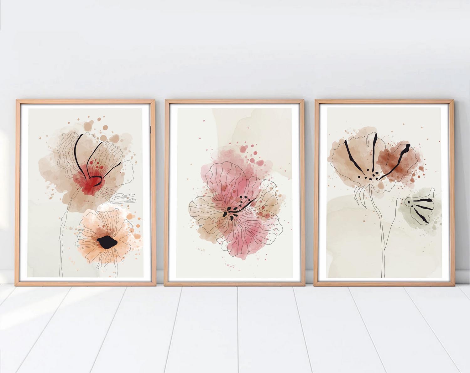 Huhu205 - 50 x 35 in Mehrfarbig präsentiert im Onlineshop von KAQTU Design AG. Bild ist von Wallity