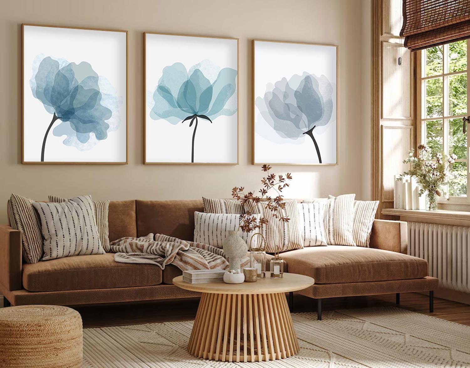 Verleihen Sie Ihrem Raum mit dem Huhu206 Bild von Wallity einen Hauch von Eleganz! Dieses mehrfarbige Kunstwerk (50 x 70 cm) begeistert durch lebendige Farben und einzigartiges Design.