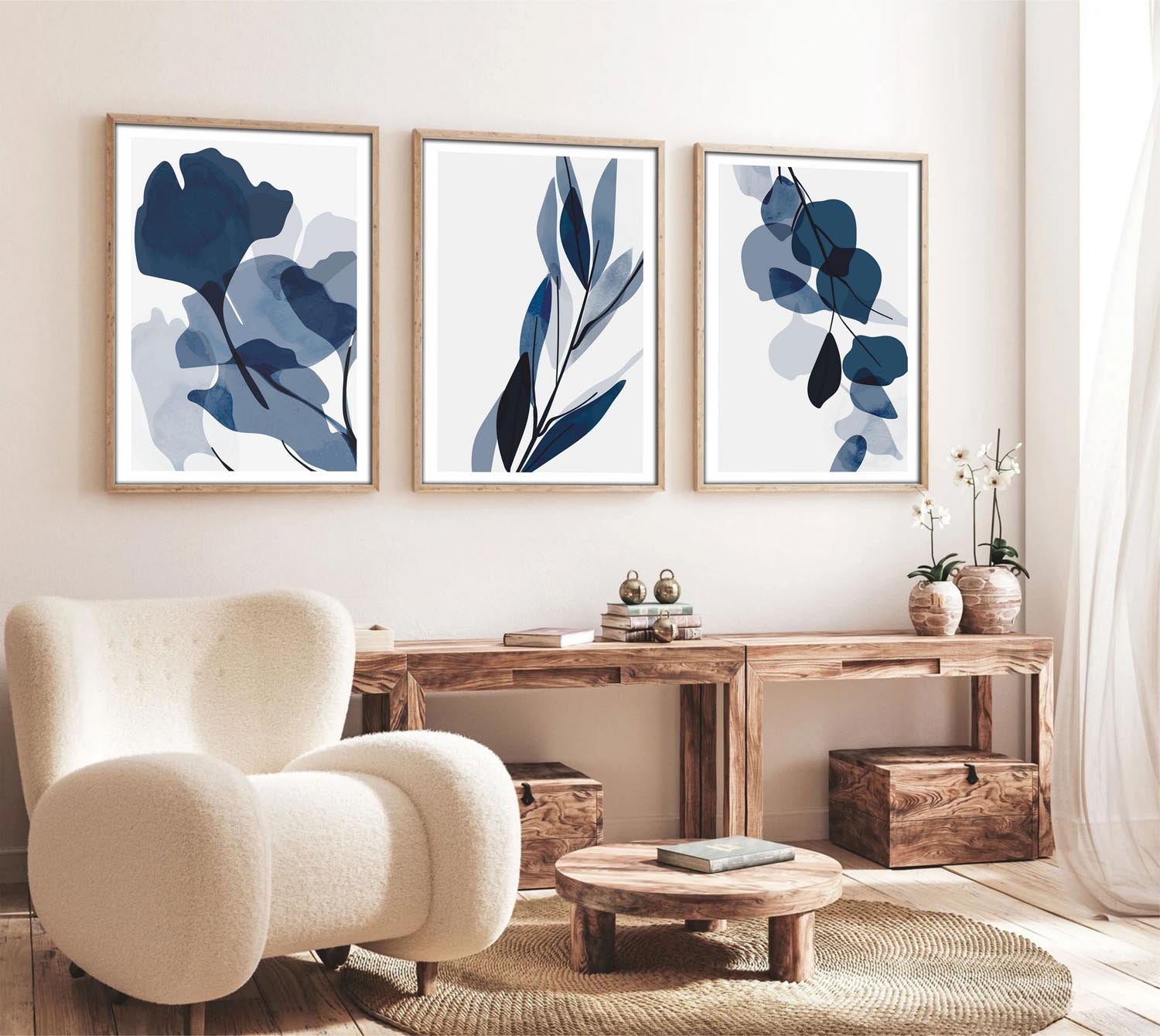 Verleihen Sie Ihrem Raum mit dem Huhu207 Bild von Wallity einen Hauch von Farbe und Stil. Dieses beeindruckende, mehrfarbige Kunstwerk (50 x 70 cm) verwandelt jede Wand in einen Blickfang.