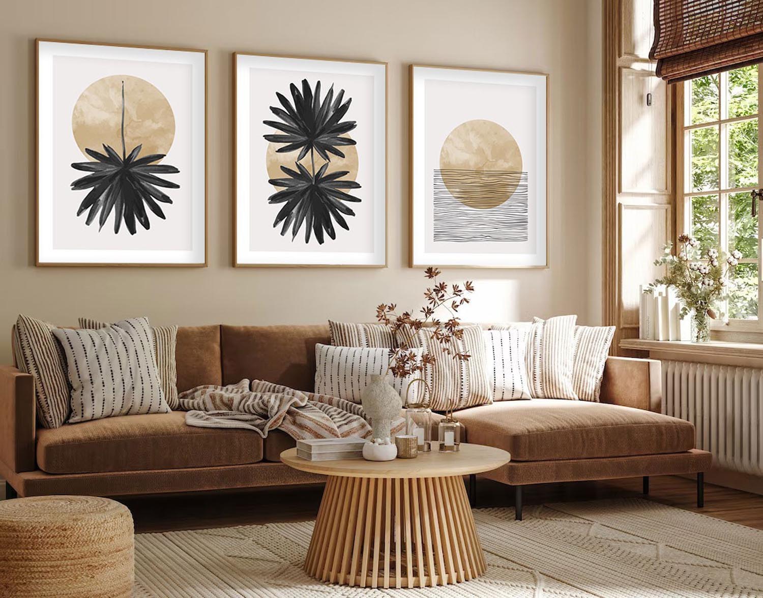 Verleihen Sie Ihrem Raum mit dem Huhu210 Bild von Wallity einen Hauch von Eleganz! Dieses mehrfarbige Kunstwerk (50 x 70 cm) verwandelt jede Wand in einen Blickfang.