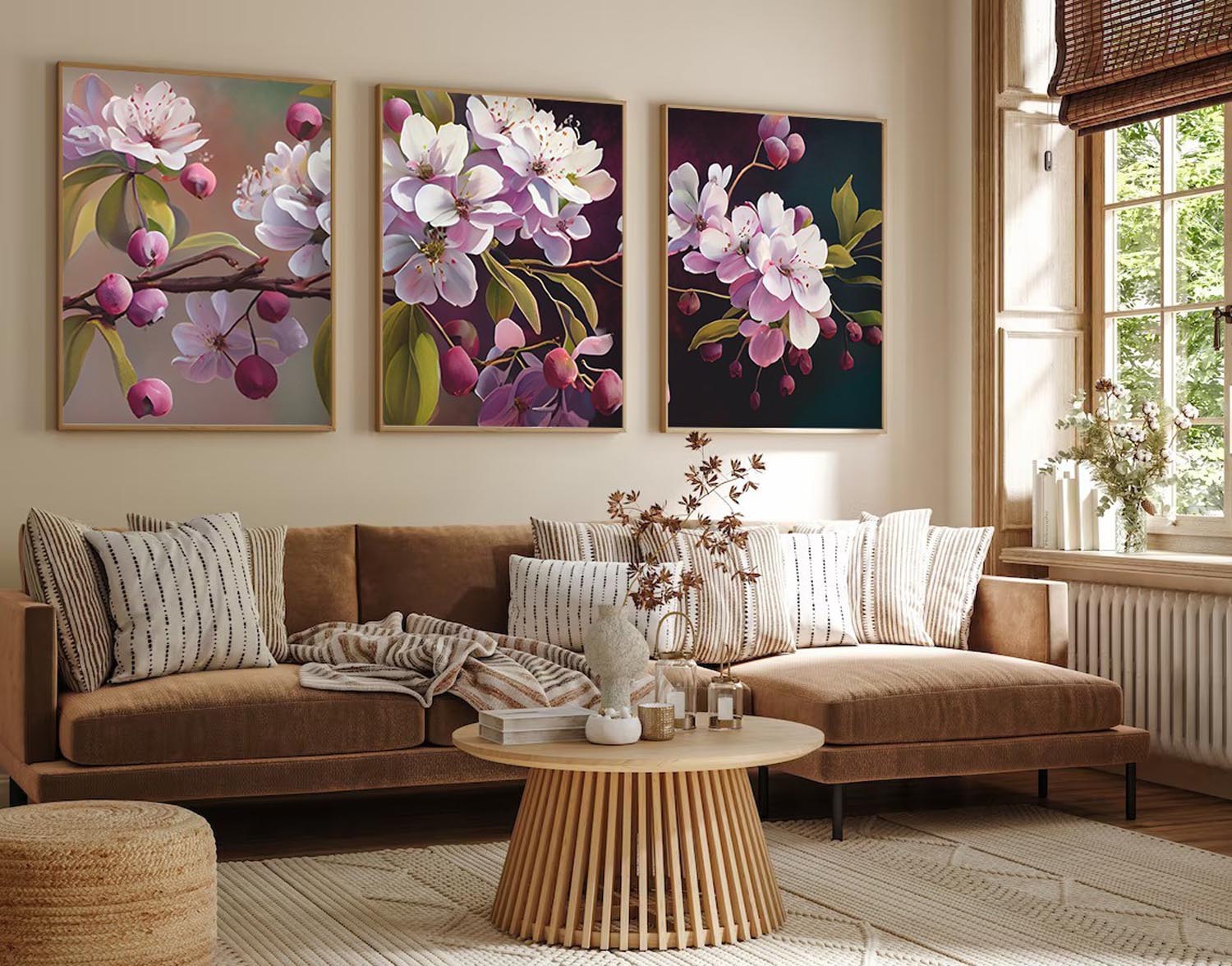 Verleihen Sie Ihrem Raum mit dem Huhu218 Bild von Wallity einen Hauch von Farbe und Eleganz. Dieses mehrfarbige Kunstwerk (50 x 70 cm) ist der perfekte Blickfang für jedes Zuhause.