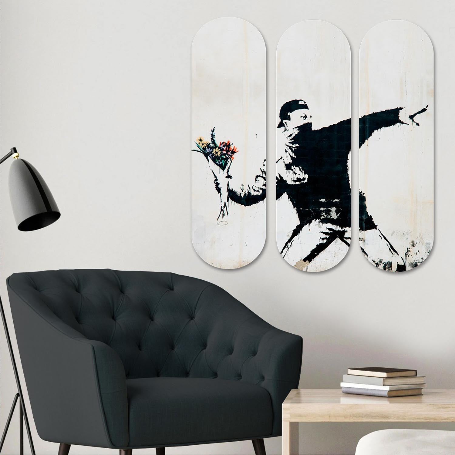 Entdecken Sie das beeindruckende 3KY3781 Kunstwerk von Wallity – ein farbenfrohes MDF-Gemälde, das jeden Raum in eine kreative Oase verwandelt.