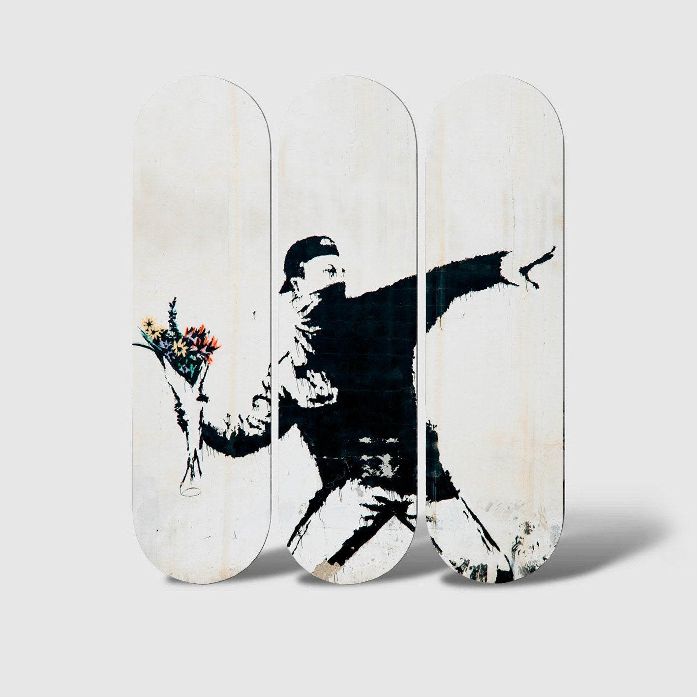 Verleihen Sie Ihrem Zuhause mit dem 3KY3781 von Wallity einen Hauch von Kunst! Dieses mehrfarbige MDF-Gemälde begeistert durch lebendige Farben und kreative Details.