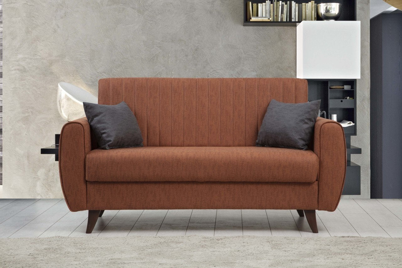Entdecken Sie das Alkon Bettsofa in Fliese Rot von Atelier Del Sofa – stilvoll, bequem und perfekt für Ihr Zuhause. Ideal für Gäste!