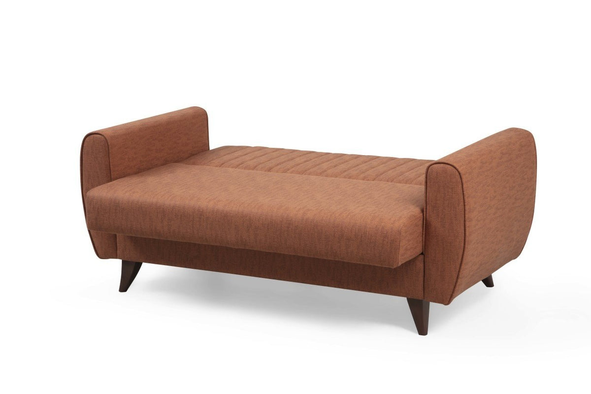 Alkon Bettsofa - Fliese Rot in Fliese Rot präsentiert im Onlineshop von KAQTU Design AG. Bettsofa ist von Atelier Del Sofa