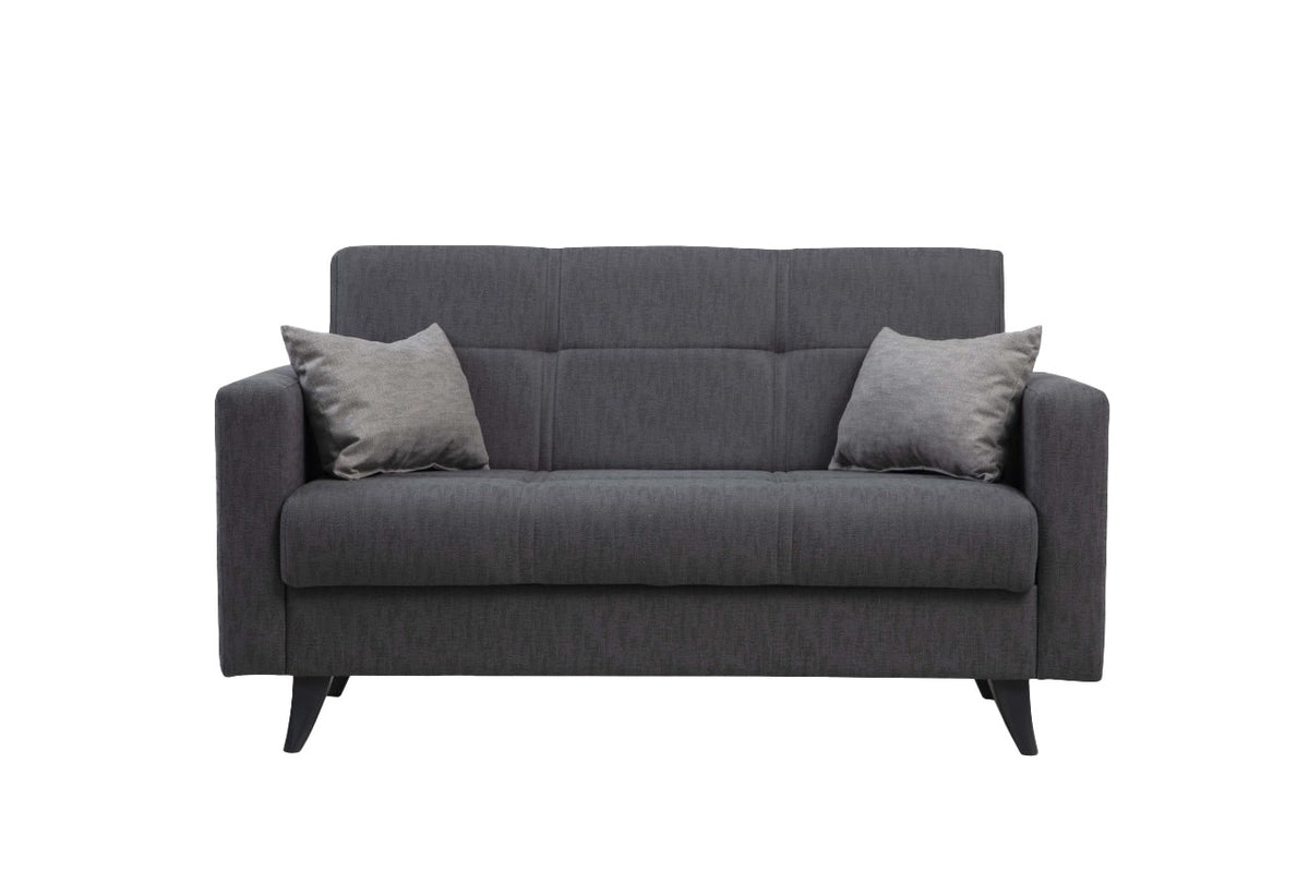 Polya Bettsofa - Dunkelgrau in Dunkelgrau präsentiert im Onlineshop von KAQTU Design AG. Bettsofa ist von Atelier Del Sofa