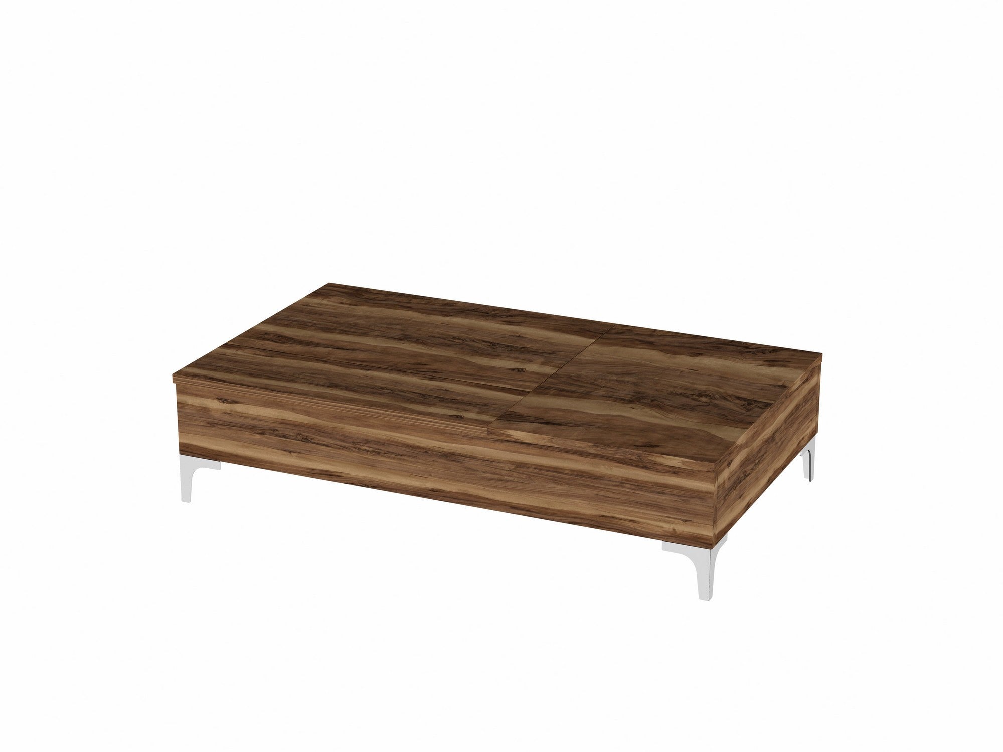 Esinti - Walnut in Walnuss präsentiert im Onlineshop von KAQTU Design AG. Beistelltisch ist von Hanah Home