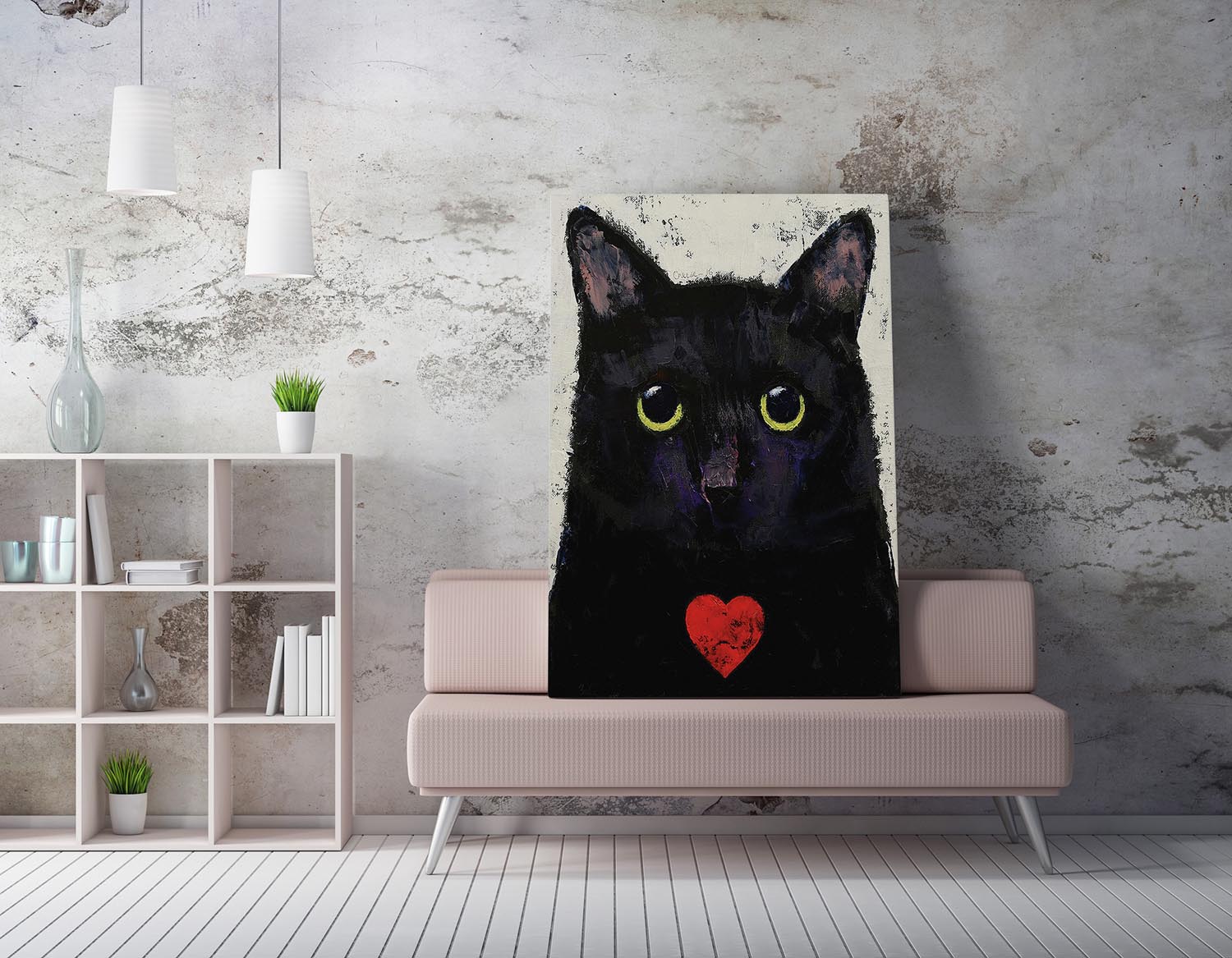 Entdecken Sie das WY69 Leinwandbild (50 x 70) von Wallity – ein farbenfrohes Kunstwerk, das jeden Raum mit Eleganz und Stil bereichert.