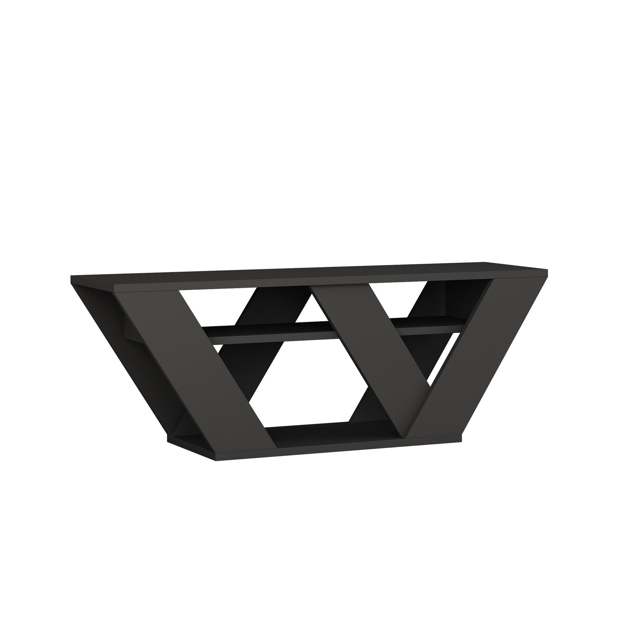 Pipralla - Anthracite in Anthrazit präsentiert im Onlineshop von KAQTU Design AG. Sideboard ist von Hanah Home