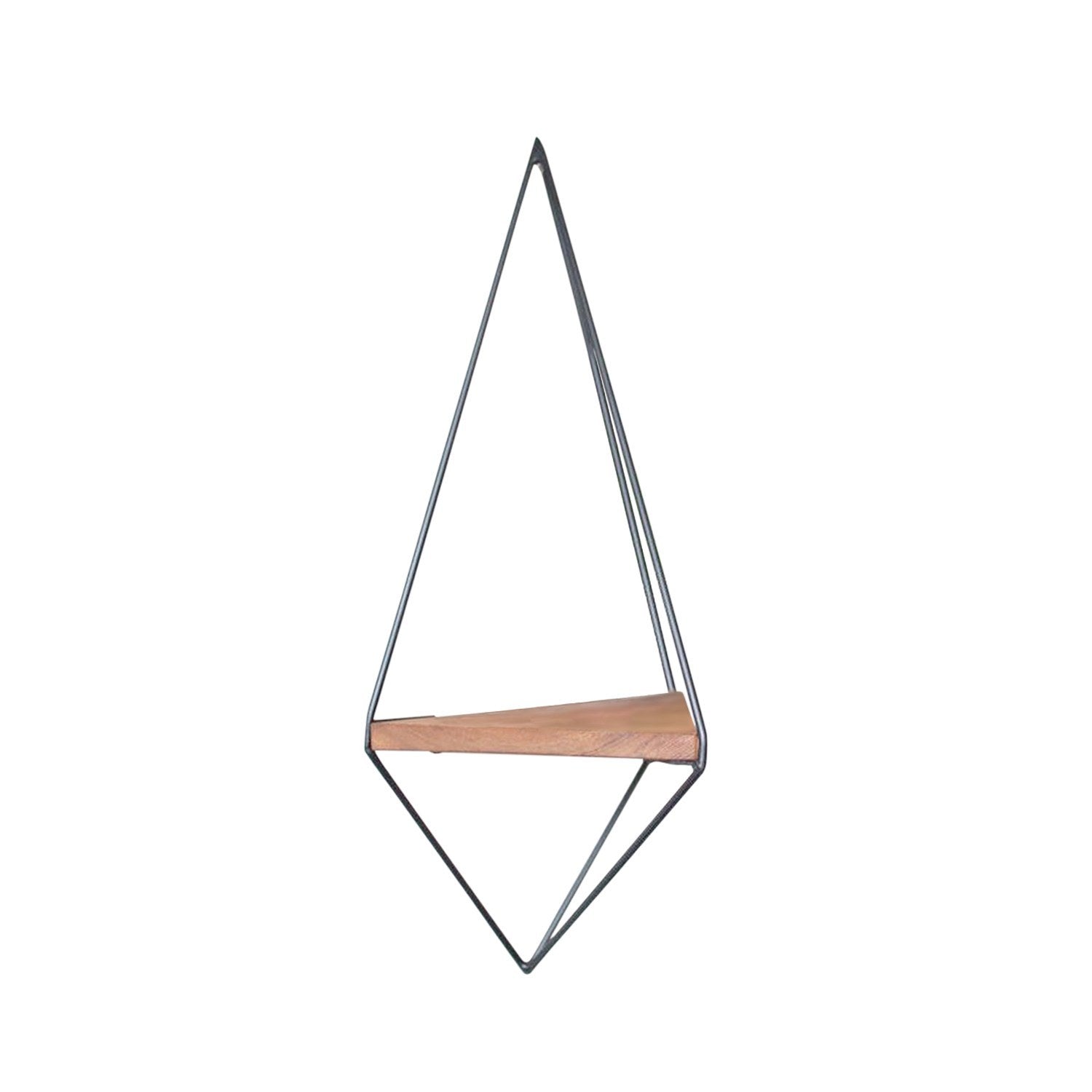 Verleihen Sie Ihrem Raum mit dem Wr039 Wandregal von Hanah Home in Walnuss Schwarz einen eleganten Akzent. Ideal für Bücher und Deko!