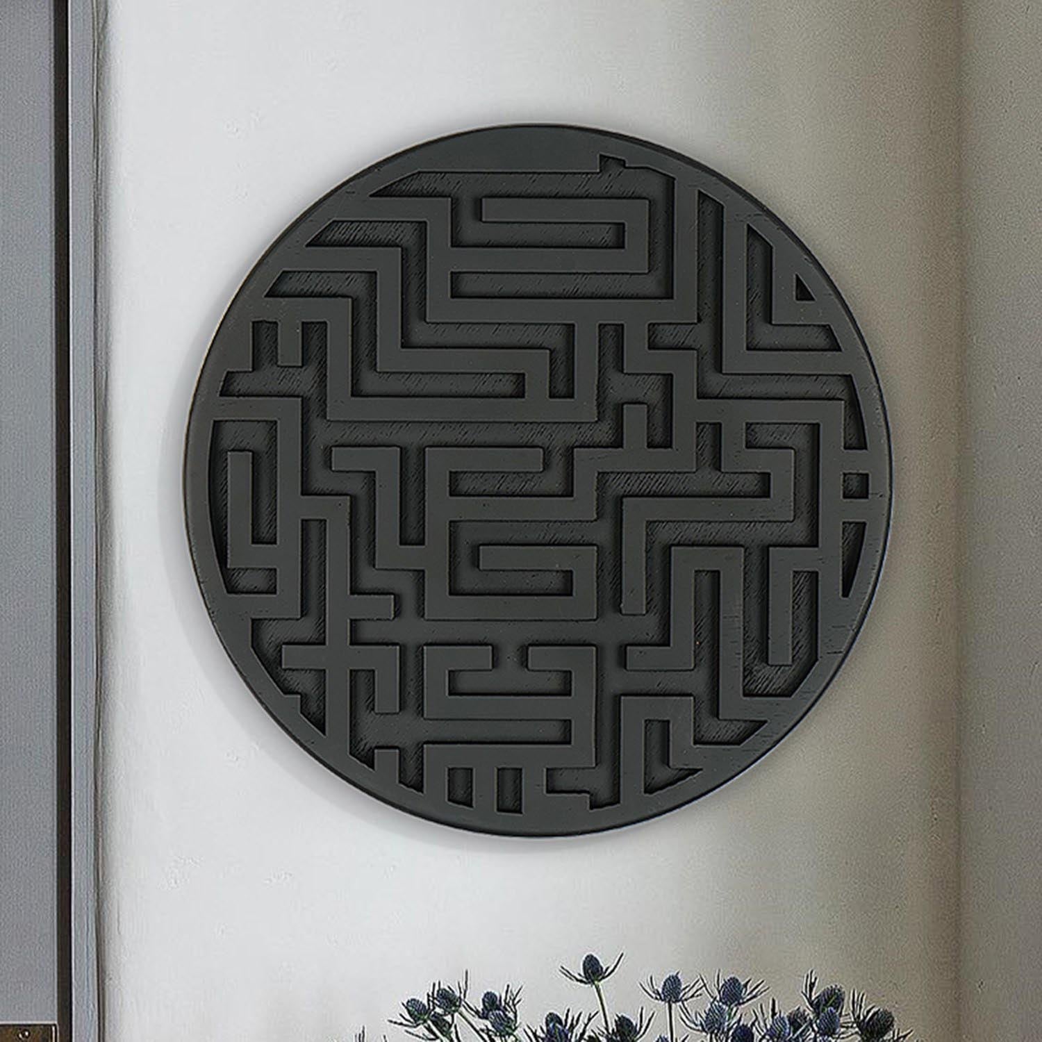 Entdecken Sie die elegante Wanddeko ART139 von Wallity. Aus 100% Fichtenholz gefertigt, verleiht sie jedem Raum zeitlose Raffinesse.