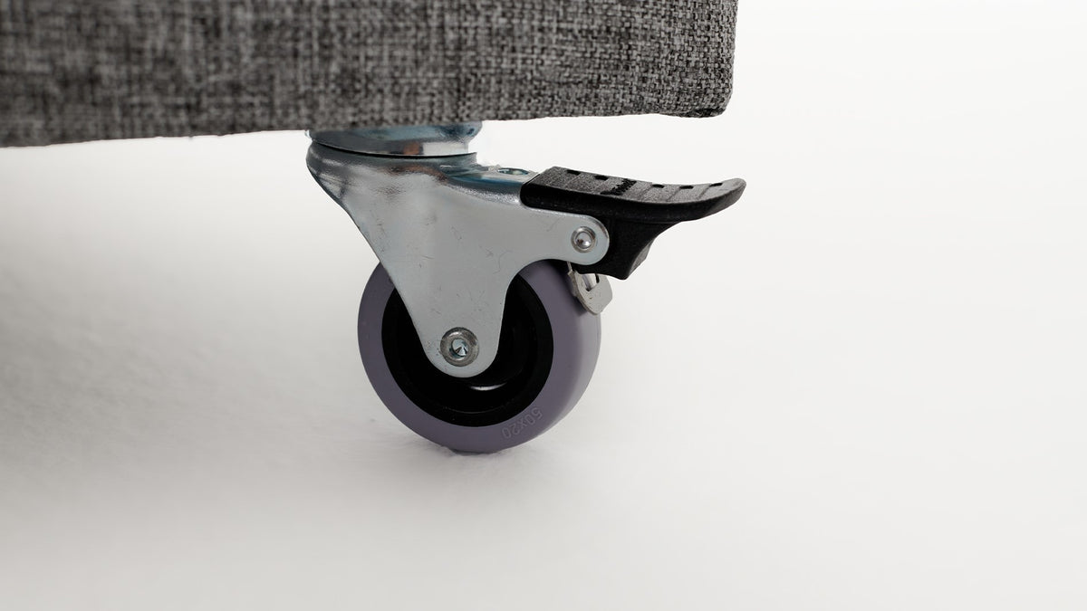 Fly Corner Sofa Bed Left Bettsofa - Grau in Grau präsentiert im Onlineshop von KAQTU Design AG. Bettsofa links ist von Atelier Del Sofa