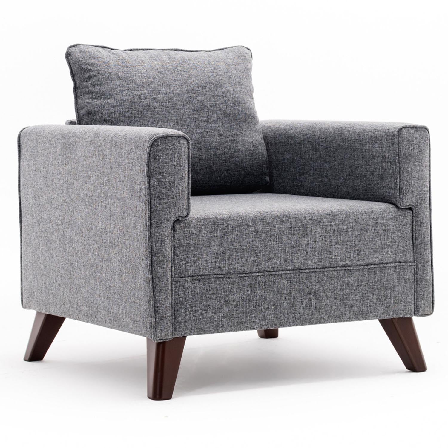 Erleben Sie den grauen Bella Armchair von Atelier Del Sofa – ein stilvolles, komfortables Möbelstück, das jeden Raum aufwertet.