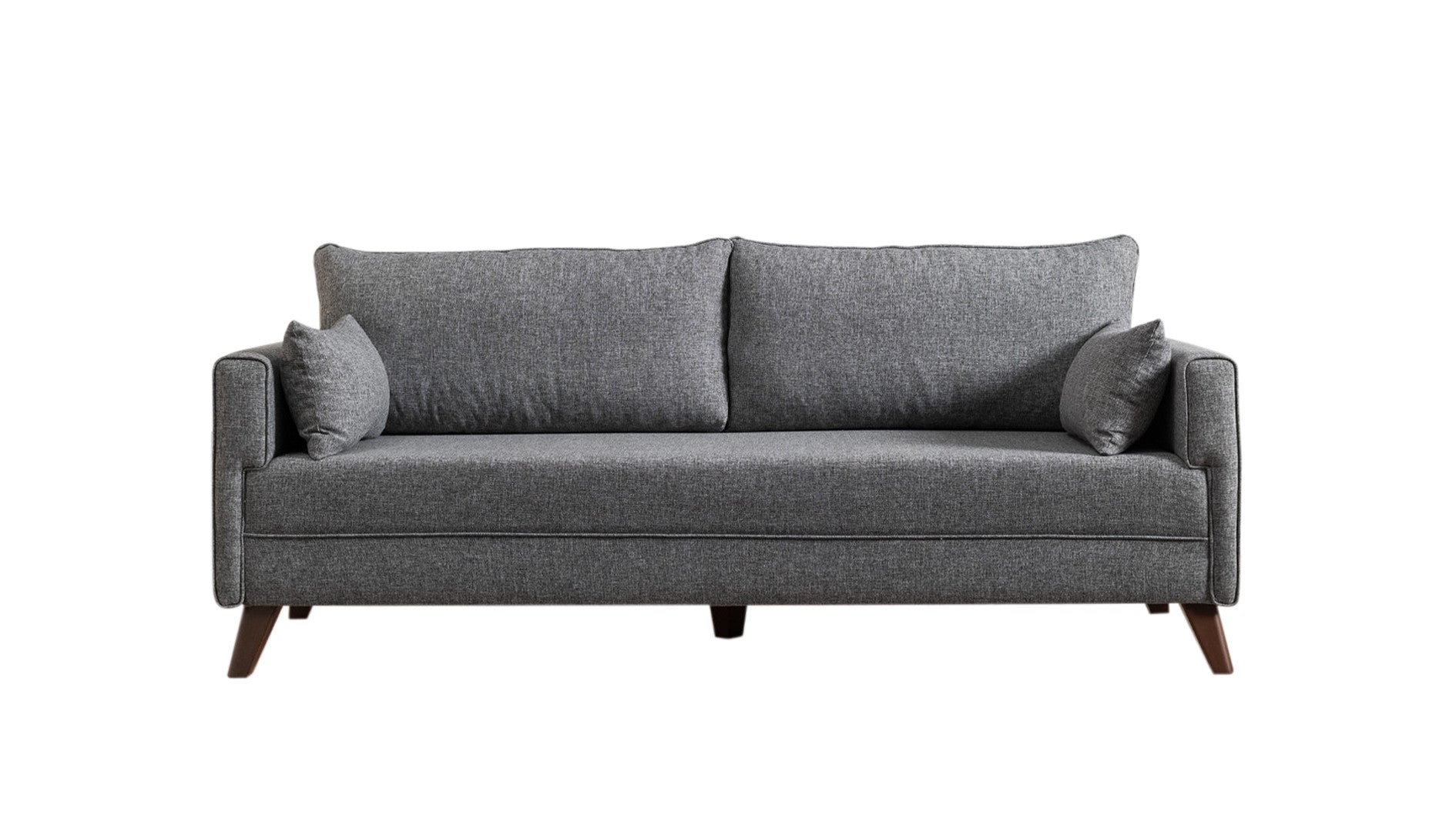 Bella Sofa Bed - Grey in Grau präsentiert im Onlineshop von KAQTU Design AG. Bettsofa ist von Atelier Del Sofa