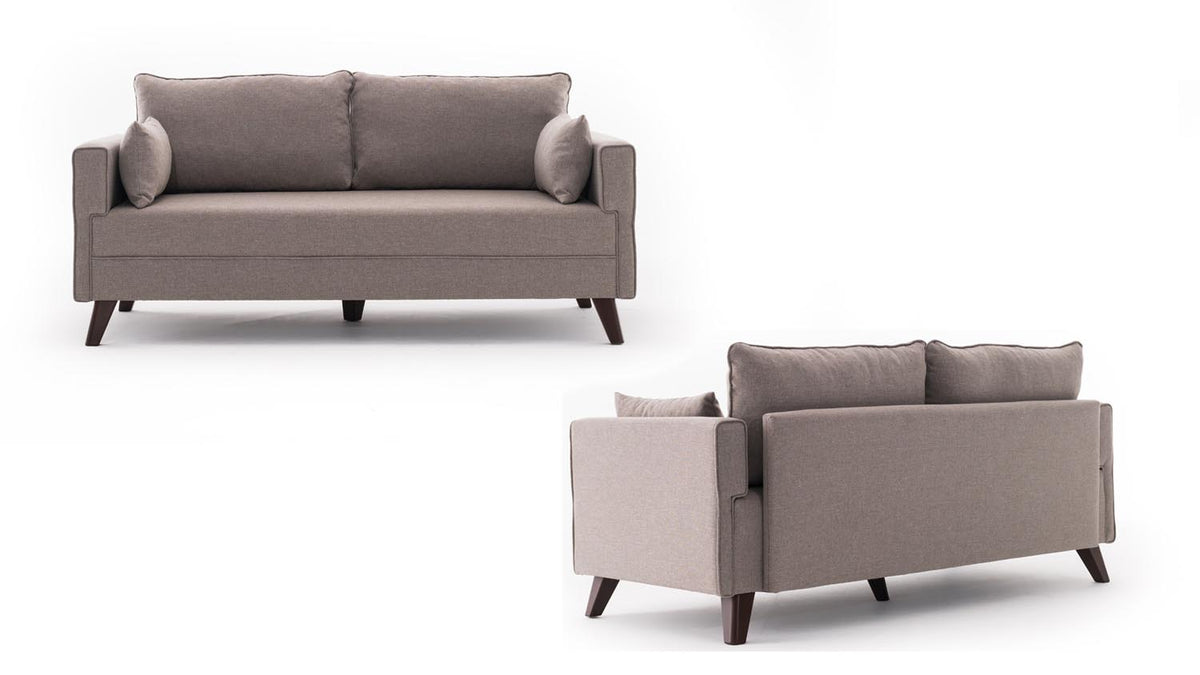 Bella Sofa For 2 Pr 2er Sofa - Sahne in Sahne präsentiert im Onlineshop von KAQTU Design AG. 2er Sofa ist von Atelier Del Sofa