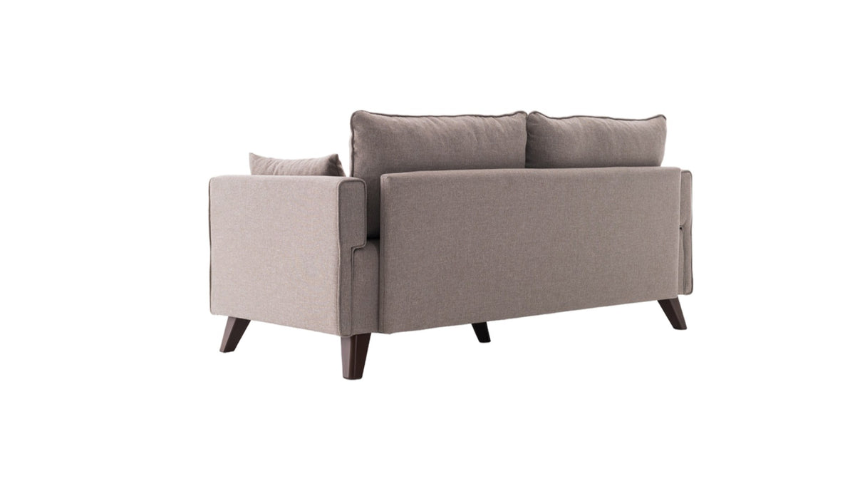 Bella Sofa For 2 Pr 2er Sofa - Sahne in Sahne präsentiert im Onlineshop von KAQTU Design AG. 2er Sofa ist von Atelier Del Sofa