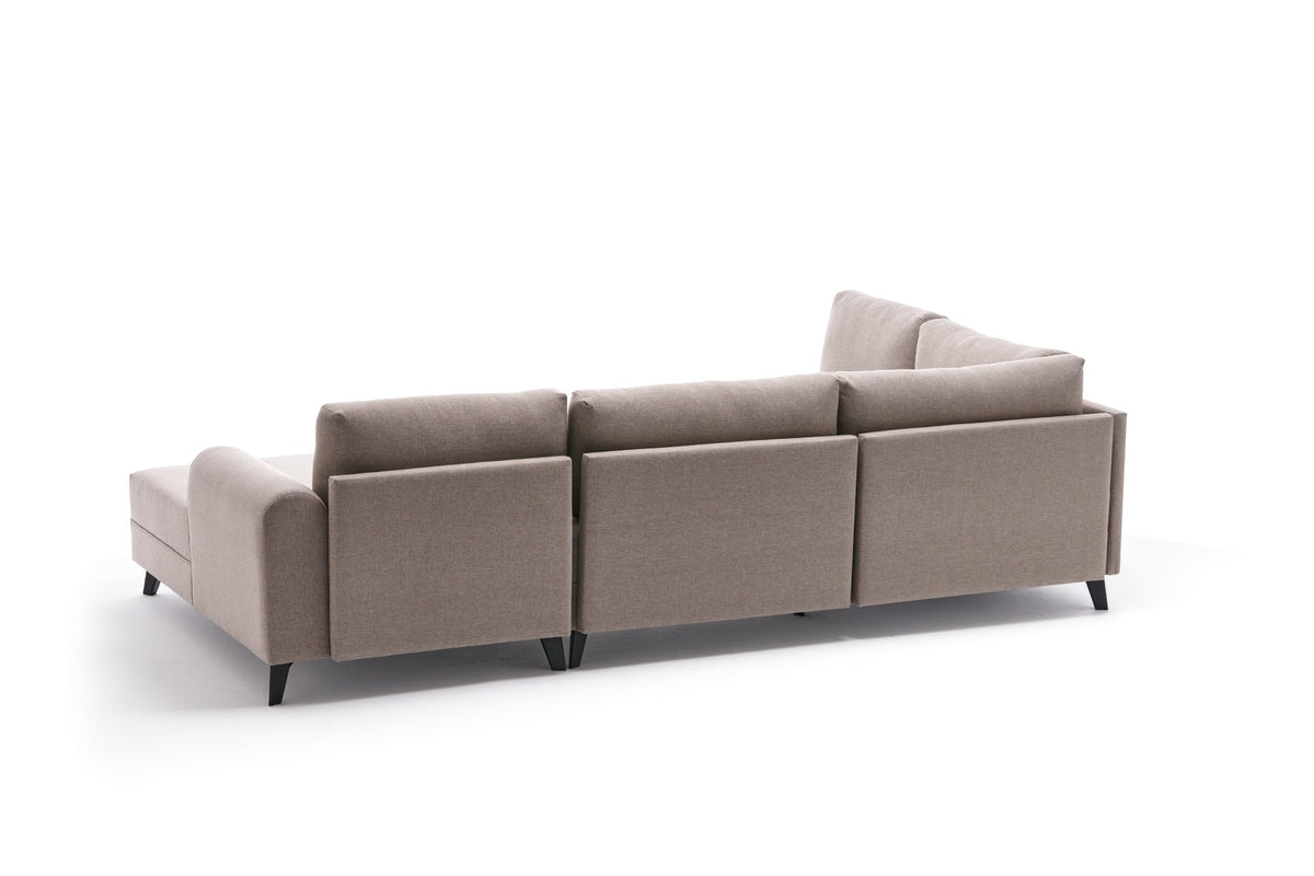 Efsun Bettsofa - Sahne in Sahne präsentiert im Onlineshop von KAQTU Design AG. Bettsofa links ist von Atelier Del Sofa