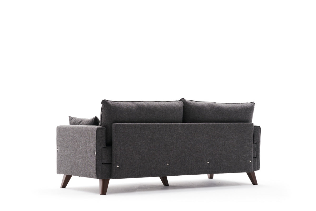 Bella Sofa Bed Bettsofa - Anthrazit in Anthrazit präsentiert im Onlineshop von KAQTU Design AG. Bettsofa ist von Atelier Del Sofa