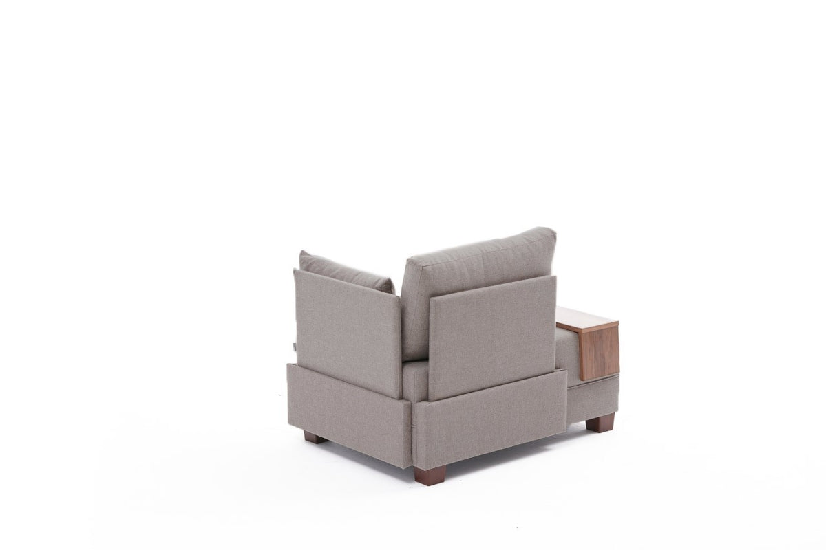 Fly Right Modulares Sofa - Beige in Beige präsentiert im Onlineshop von KAQTU Design AG. Modulares Sofa ist von Atelier Del Sofa