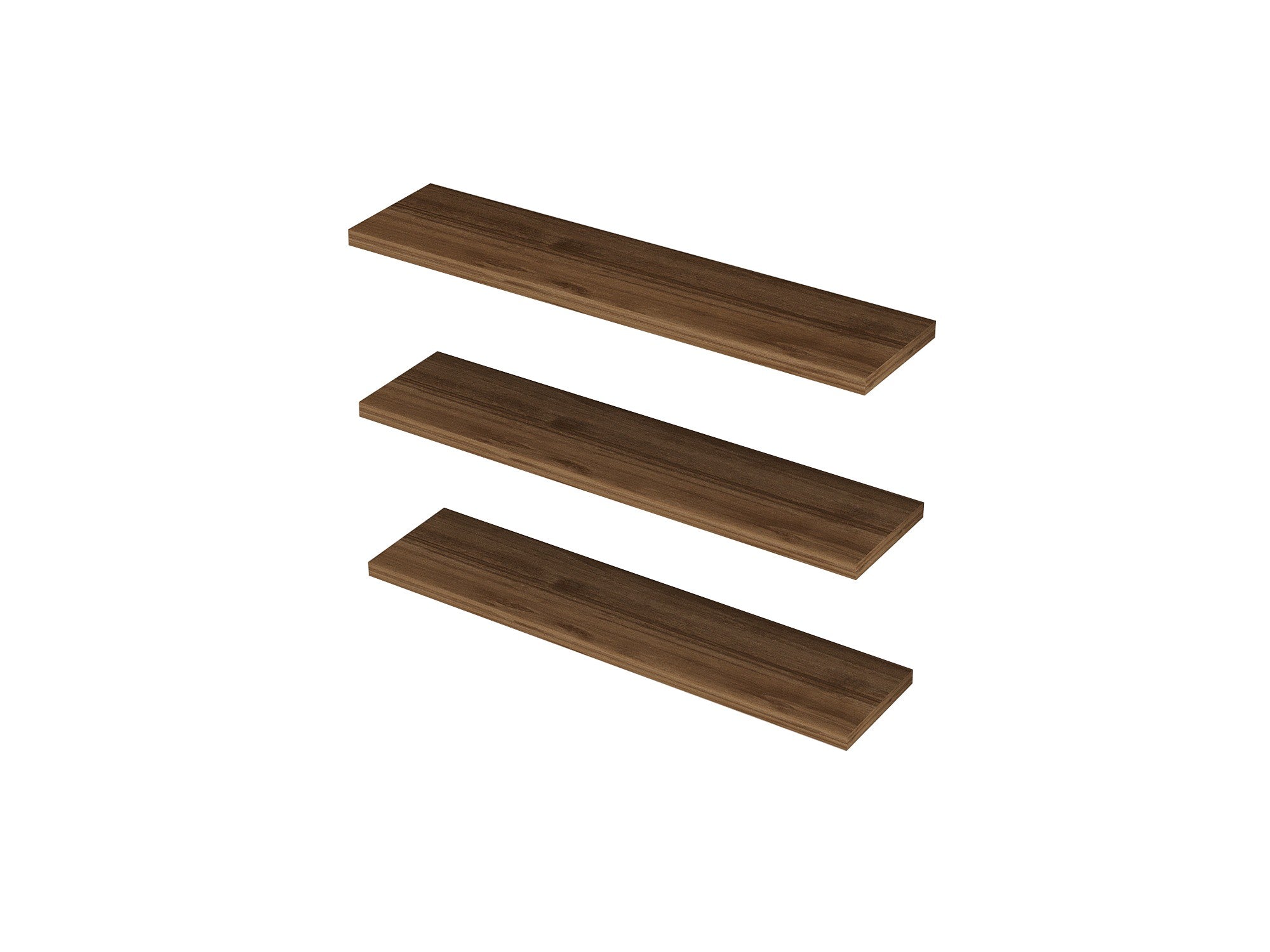 Boss - Walnut in Walnuss präsentiert im Onlineshop von KAQTU Design AG. Wandregal ist von Hanah Home