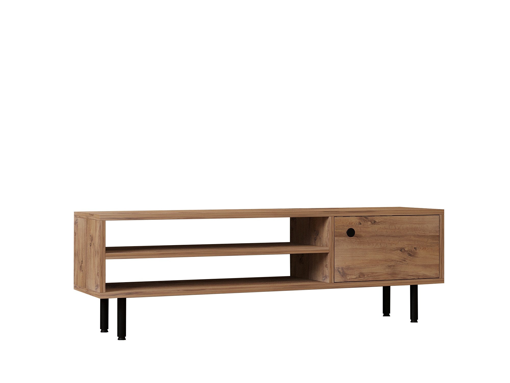 Gestalten Sie Ihr Wohnzimmer mit dem Avila Sideboard aus atlantischer Kiefer von Hanah Home – eine elegante Lösung für Ordnung und Stil!