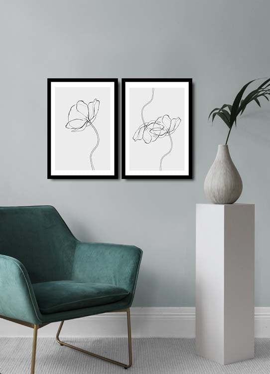 Verleihen Sie Ihrem Raum mit dem mehrfarbigen Kunstwerk 2Psctcız von Wallity einen Hauch von Eleganz und Inspiration. Ein Muss für jedes Zuhause!