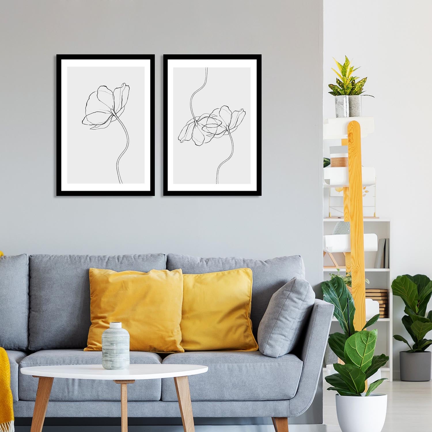 Entdecken Sie das mehrfarbige Kunstwerk 2Psctcız von Wallity – ein stilvolles Highlight für Ihr Zuhause, das Eleganz und Kreativität vereint!