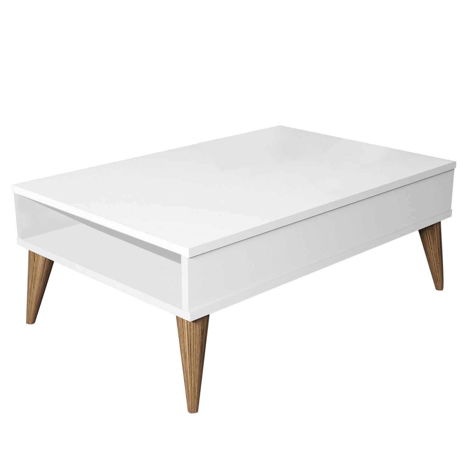 Best - White in Weiss präsentiert im Onlineshop von KAQTU Design AG. Beistelltisch ist von Hanah Home