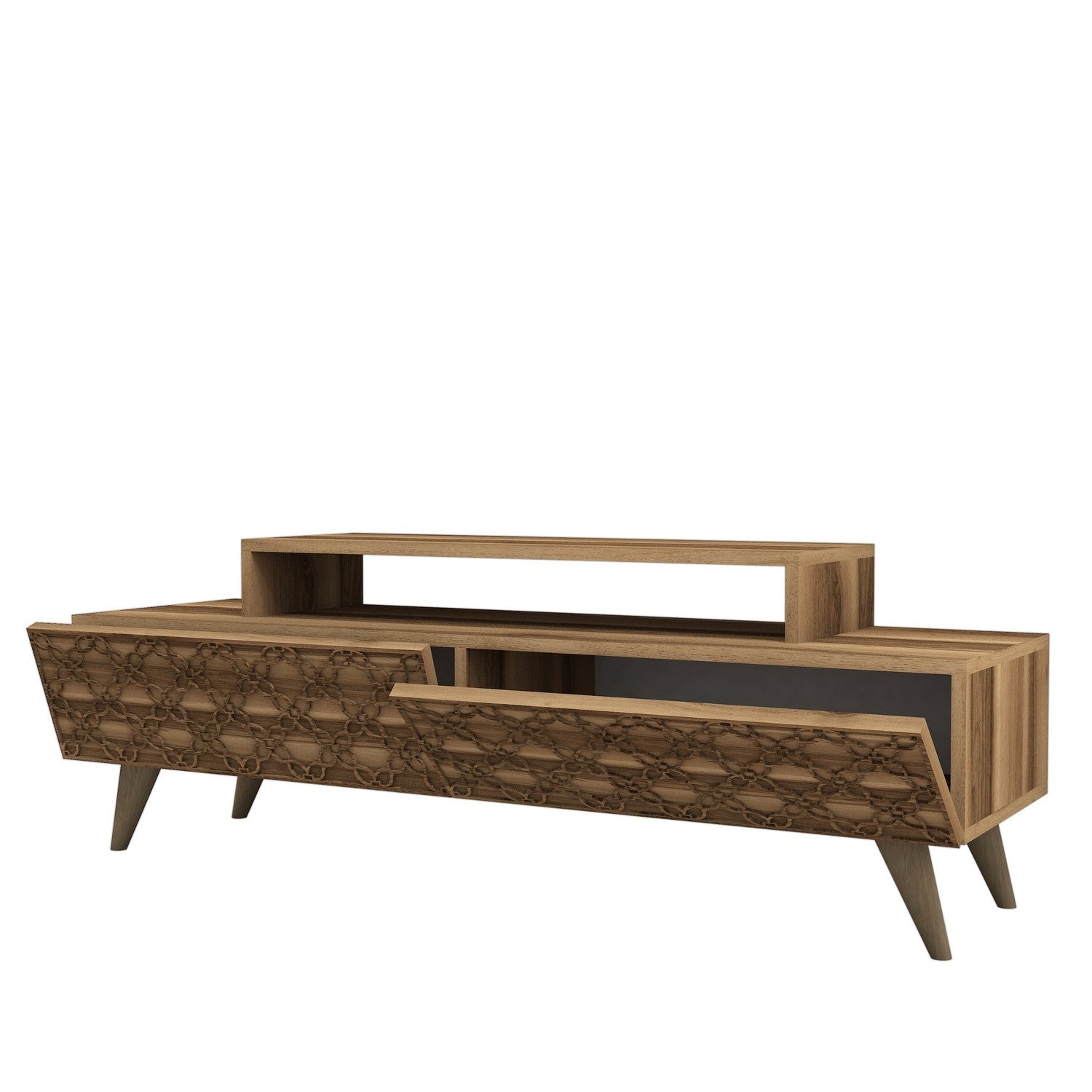 City - Walnut in Walnuss präsentiert im Onlineshop von KAQTU Design AG. Sideboard ist von Hanah Home