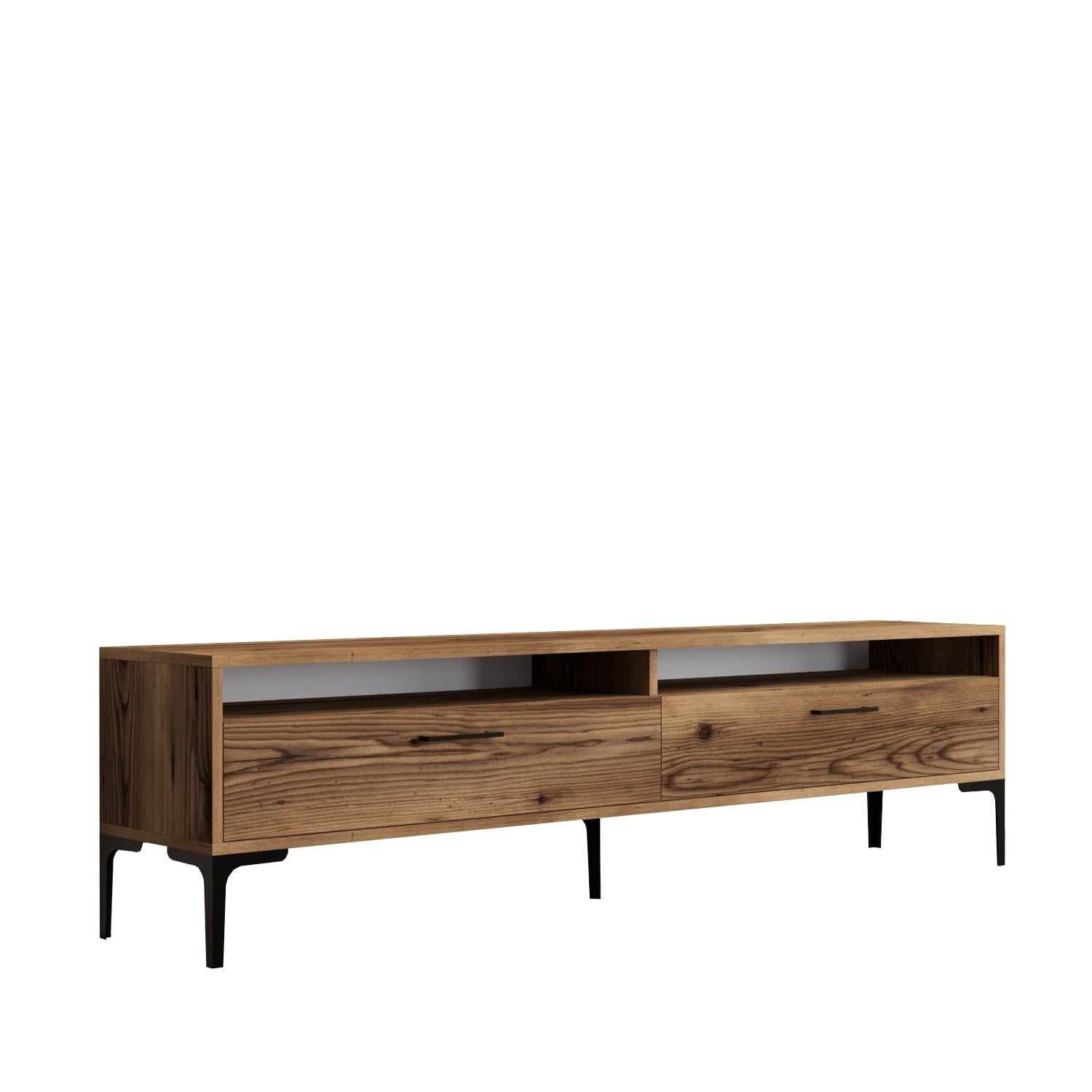 Istanbul 2 - Walnut in Walnuss präsentiert im Onlineshop von KAQTU Design AG. Sideboard ist von Hanah Home
