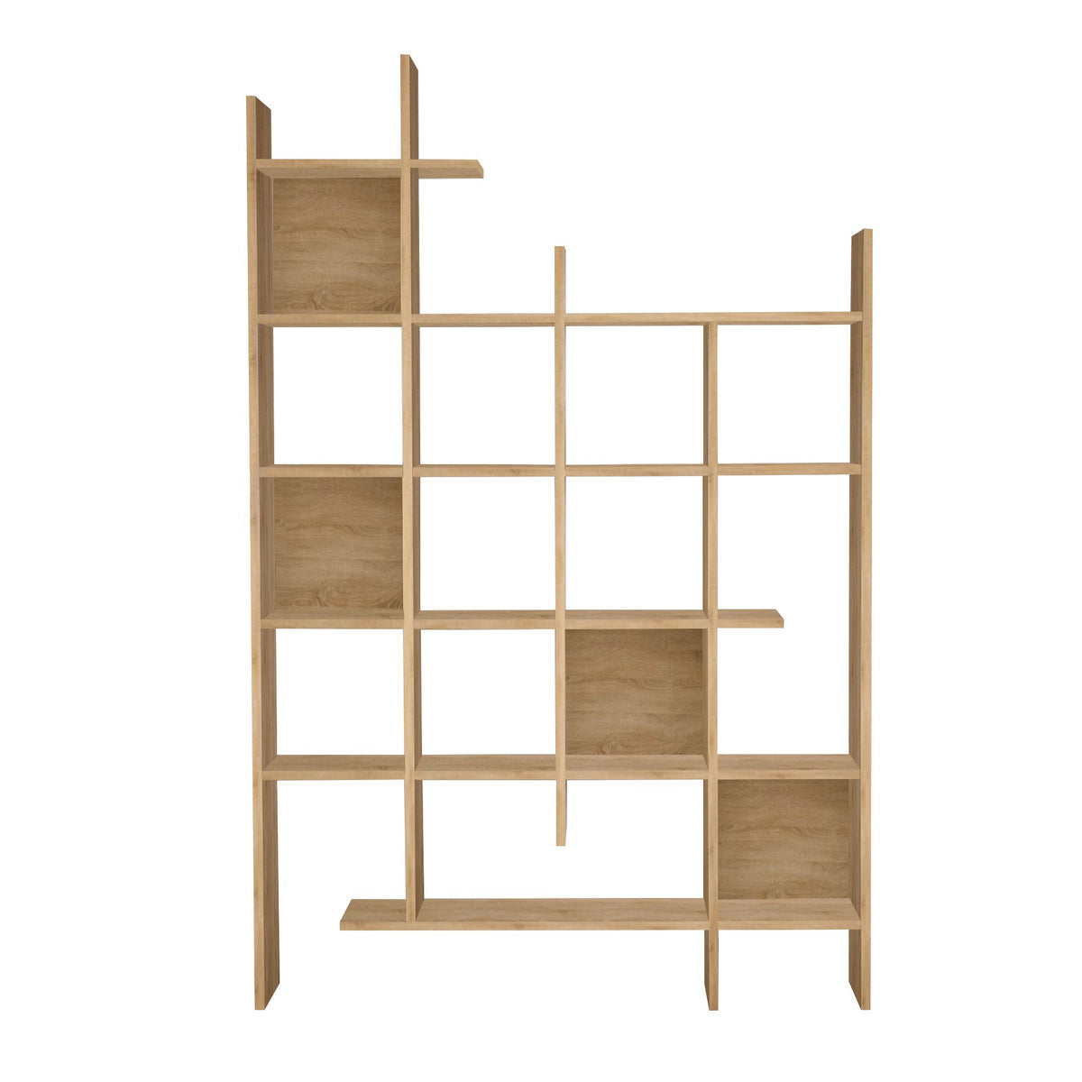 Manco Bücherregal - Eiche in Eiche präsentiert im Onlineshop von KAQTU Design AG. Bücherregal ist von Hanah Home