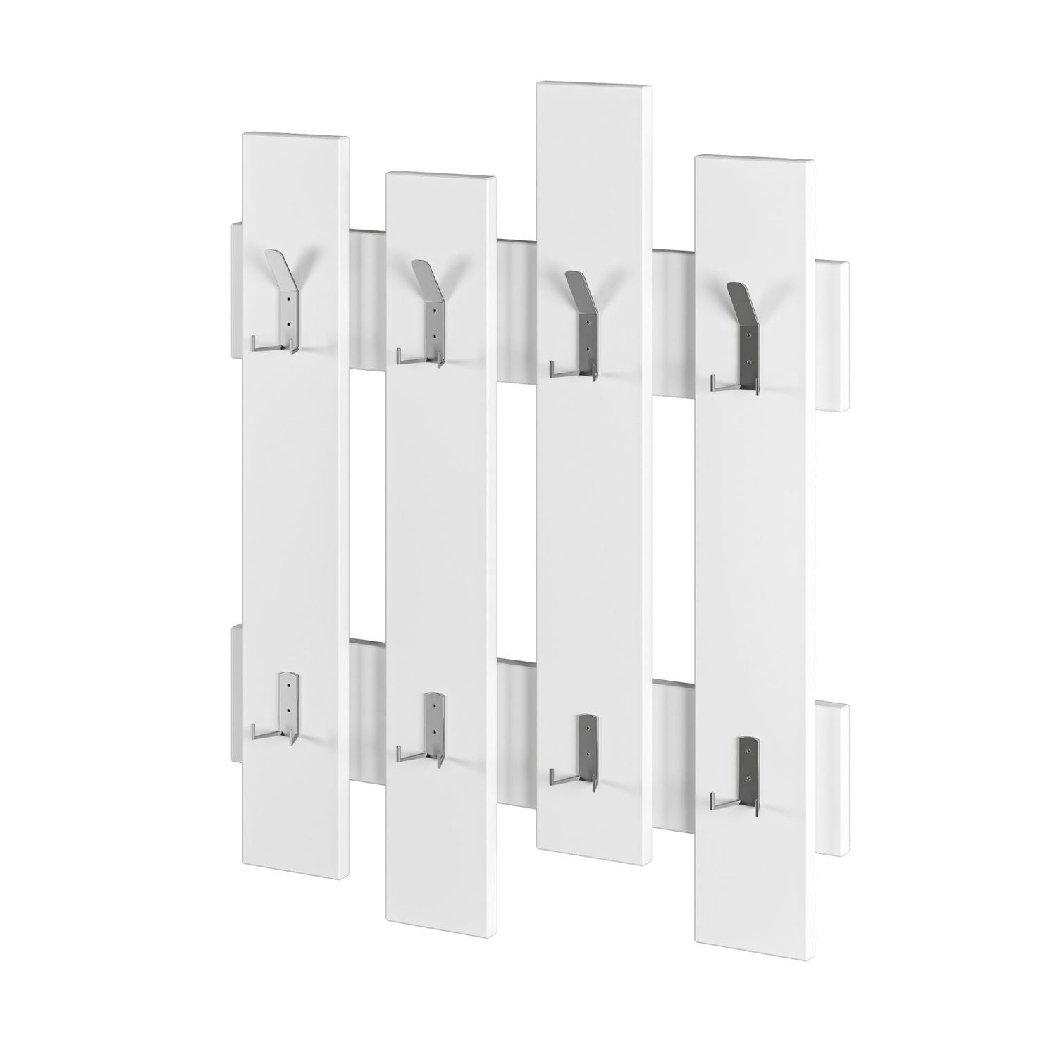 Wave - White in Weiss präsentiert im Onlineshop von KAQTU Design AG. Kleiderhaken ist von Hanah Home